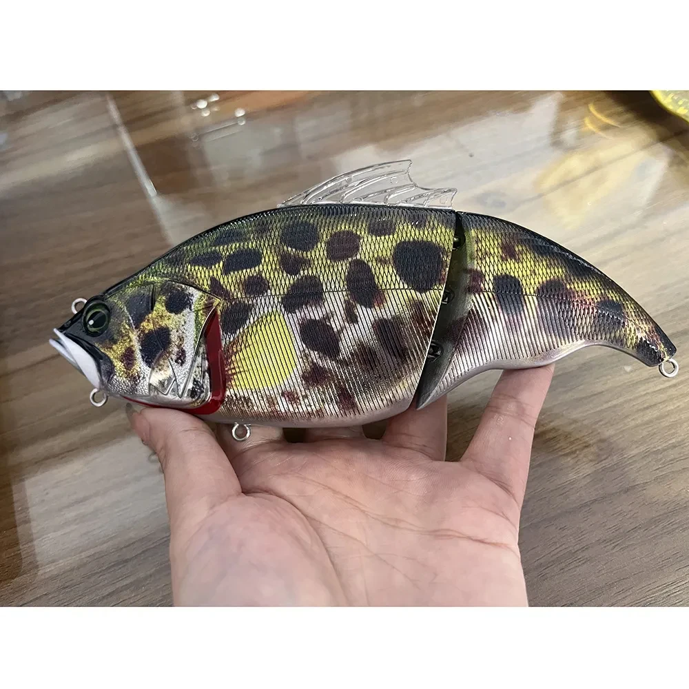 Vatalion 2 Jointed Bass Crankbait Artificial Hard Bait 15Colors Floating 190mm 135g Wobbler Trout VIB Fishing Vibration