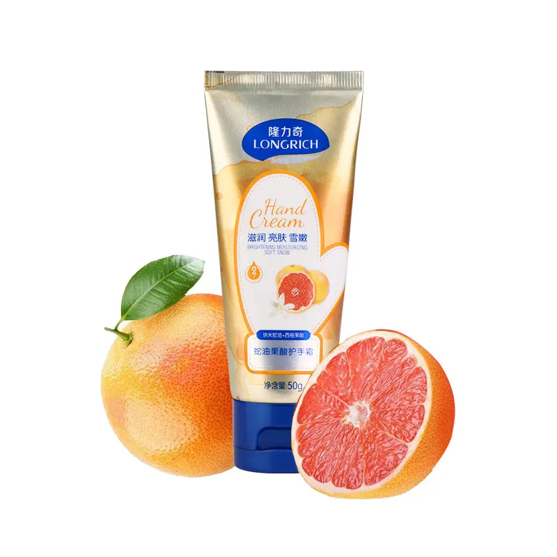 Longrich portable travelling anti aging nourishing refreshments hand cream & lotion grapefruit acid hand whitening cream