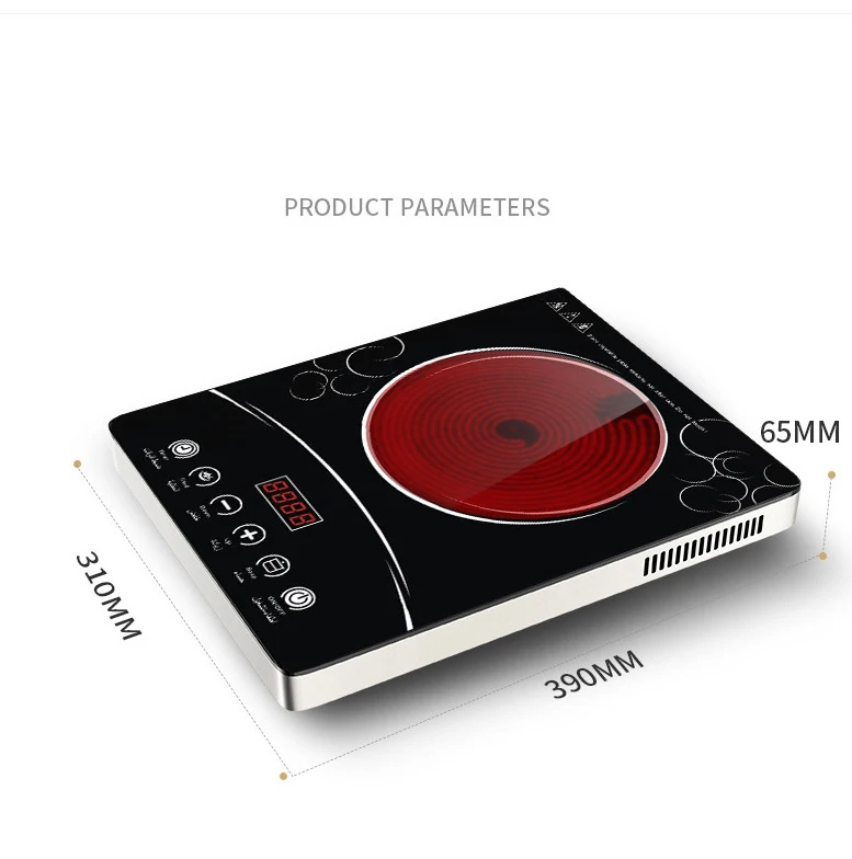 Wholesale Price 2200w Electric Sensor Ceramic Touch Stove Induction Infrared Hot Plate Induction Cookers