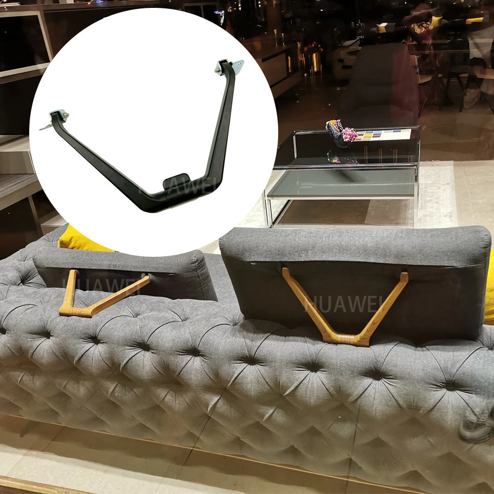 HUAWEI Aluminum Zinc Alloy V Shape Adjust Headrest Hinge Backrest Sofa Mechanism Furniture Hardware Parts Fittings