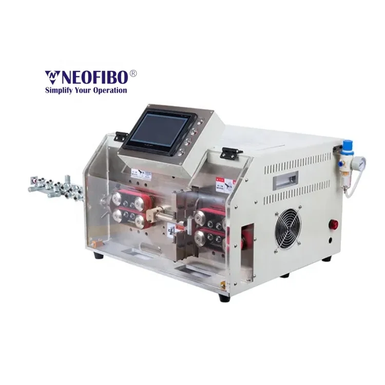 Neofibo AOFC-8030H multi-conductor cable cutting & stripping machine high speed cable cutting machine fiber optic stripper