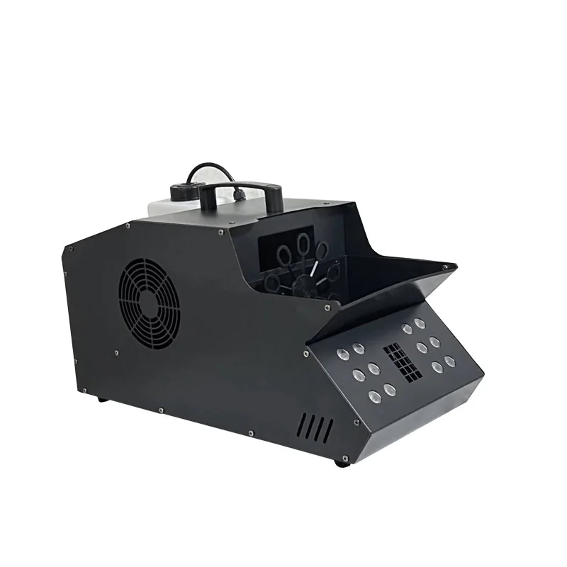 1500 Вт RGB LED Dmx512 автоматический вентилятор мыльный пузырь туман дымовая машина с беспроводным дистанционным управлением для сцены DJ свадебное шоу детей