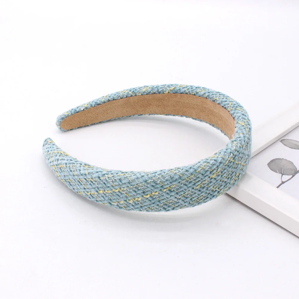 IFOND Elegant Beautiful Fabric Braid Wide Hairbands French Vintage Hair Accessories Designer Women Sponge Headbands