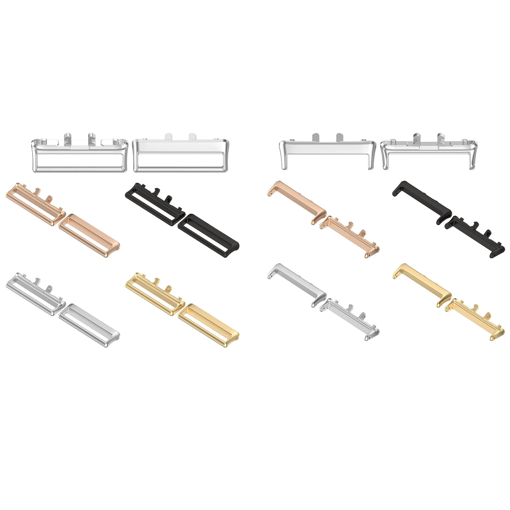 ShanHai Adapter for Samsung Galaxy Fit 3 SM-R390 Metal Connector Watchband Strap Accessories