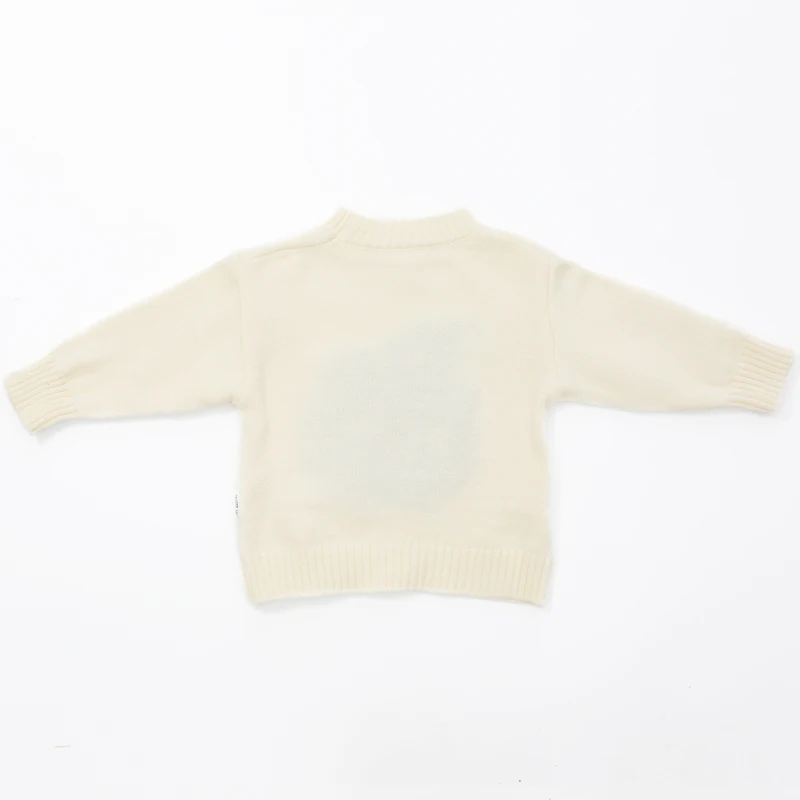 
Knitted lovely spring autumn 1-3 year old baby sweater wholesale cartoon design long sleeve baby girl sweater 