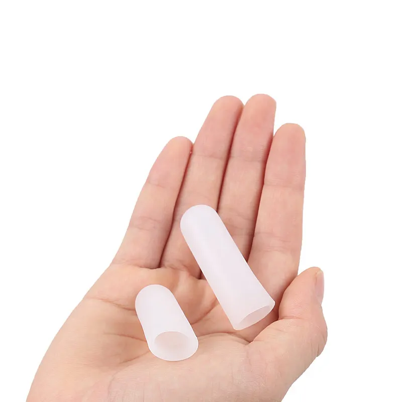 SEBS Finger Cover Blister Rubbing Pain Relief Soft Silicone Toe Tube Moisturizing Finger Protector Silicone Finger Cots