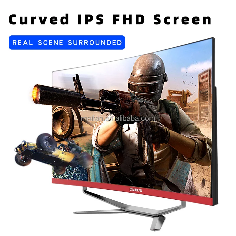 Maifan Factory Поставщик 21 5 Дюймов HD AIO дешевые компьютеры и настольные Barebone все в одном ПК с офисом