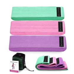 Wholesale Custom Resistance Fabric Band Fitness Exercise Workout Hip Yoga