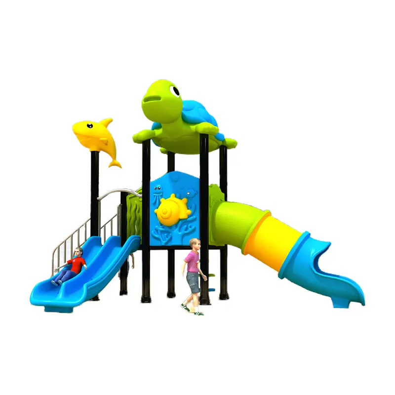 Пластиковая горка для детских площадок