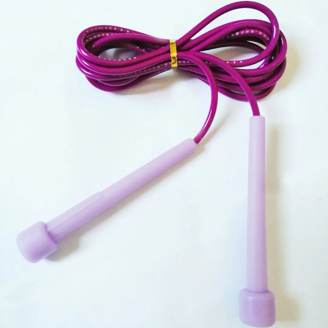 2020 best price crossfit jump rope PVC wire rope jumping for fitness