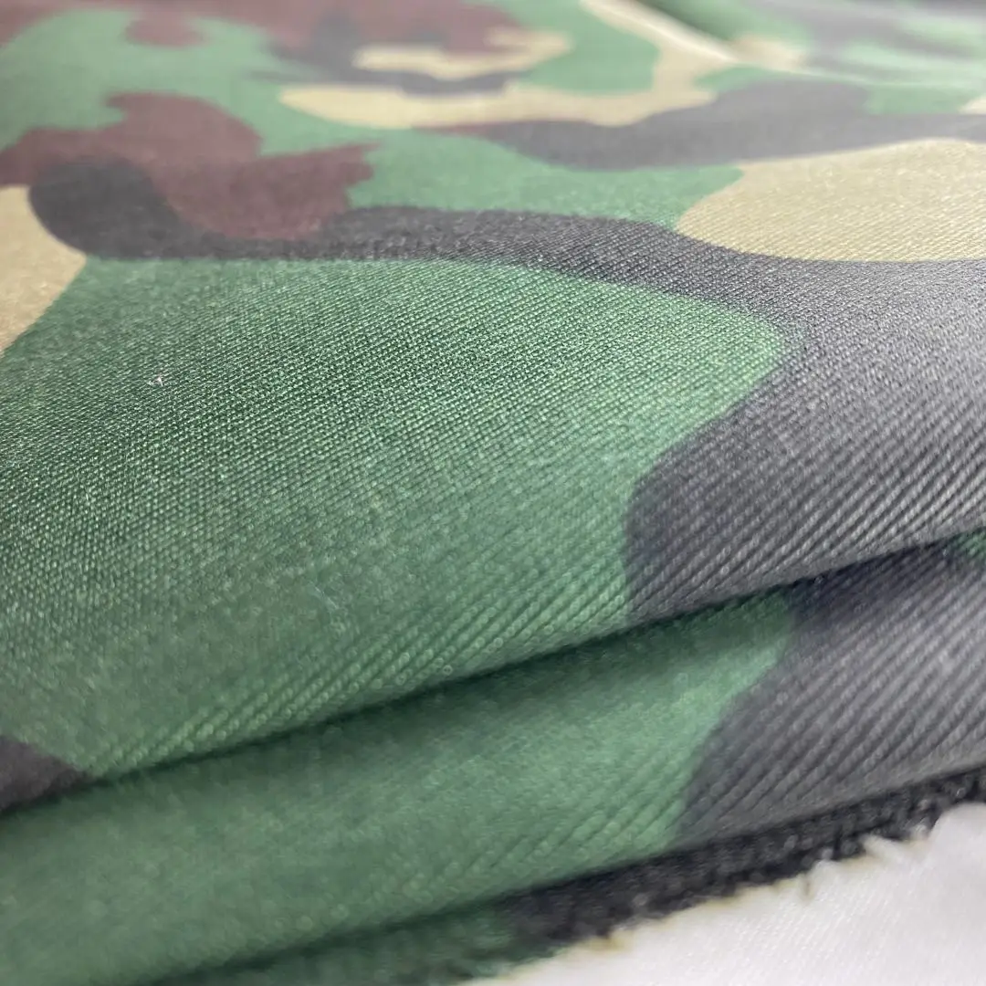 China fabric textile Popular camouflage Garment Printed Cotton Fabric