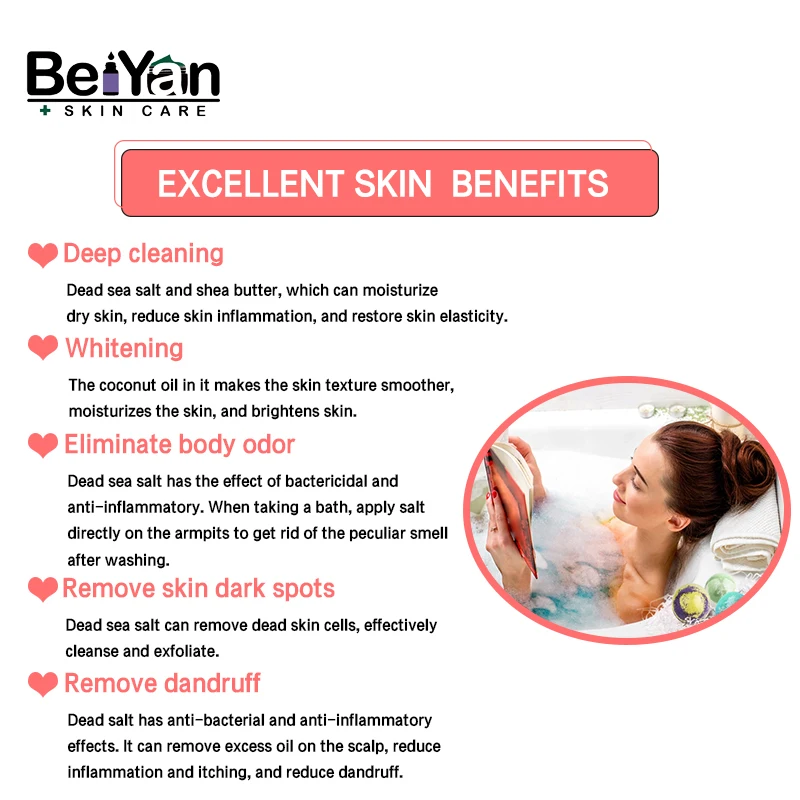 Private Label Natural Rich Bubble Bath Bombs Set 9x100g with Starfish for Softening Cutin Smooth and Tender Skin