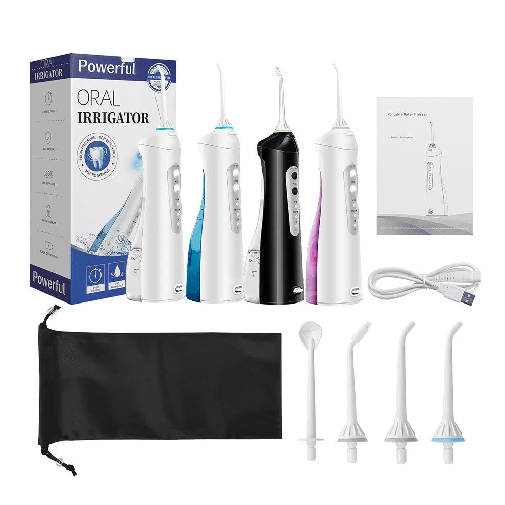 200ML Water Flosser Home Travel High Press Oral Irrigator Water Toothpick Dental Water Flosser Teeth Cleaner Oral Irrigator