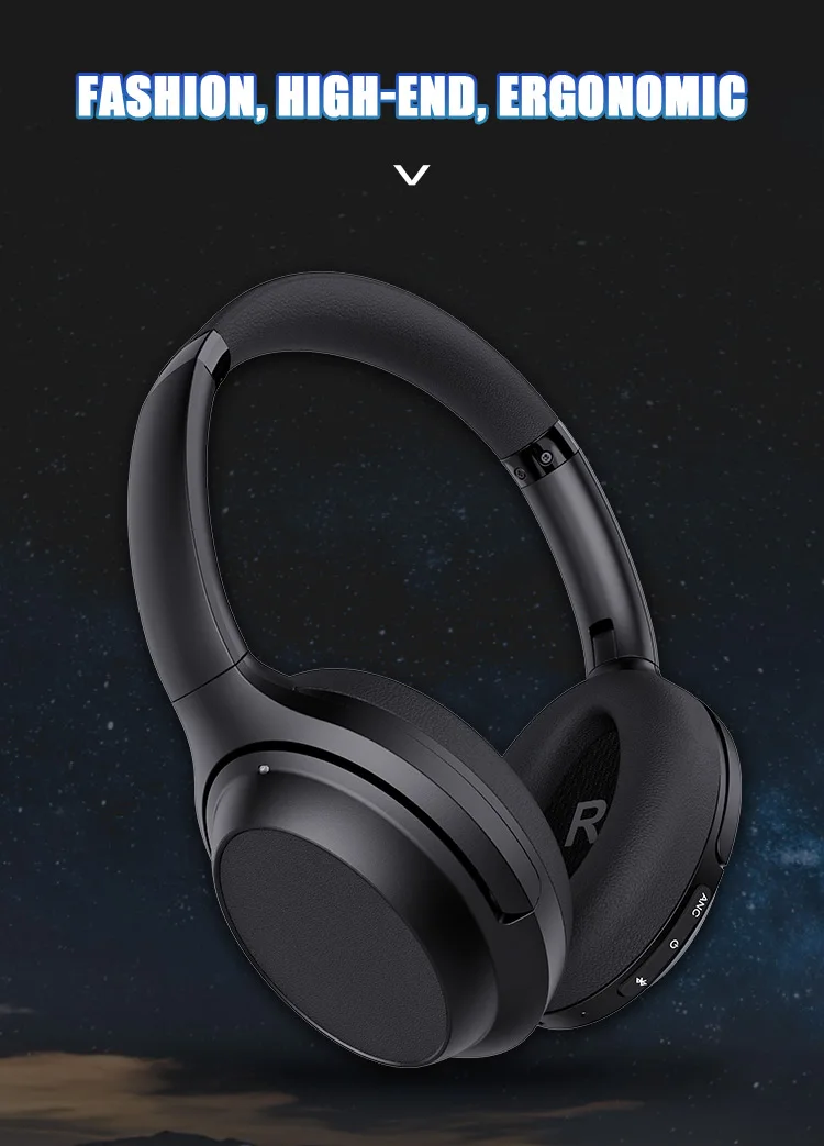 Bluetooth Headset Upgraded Active Noise Cancelling Over Ear Headphones Noise Cancelling Headphones Sleep