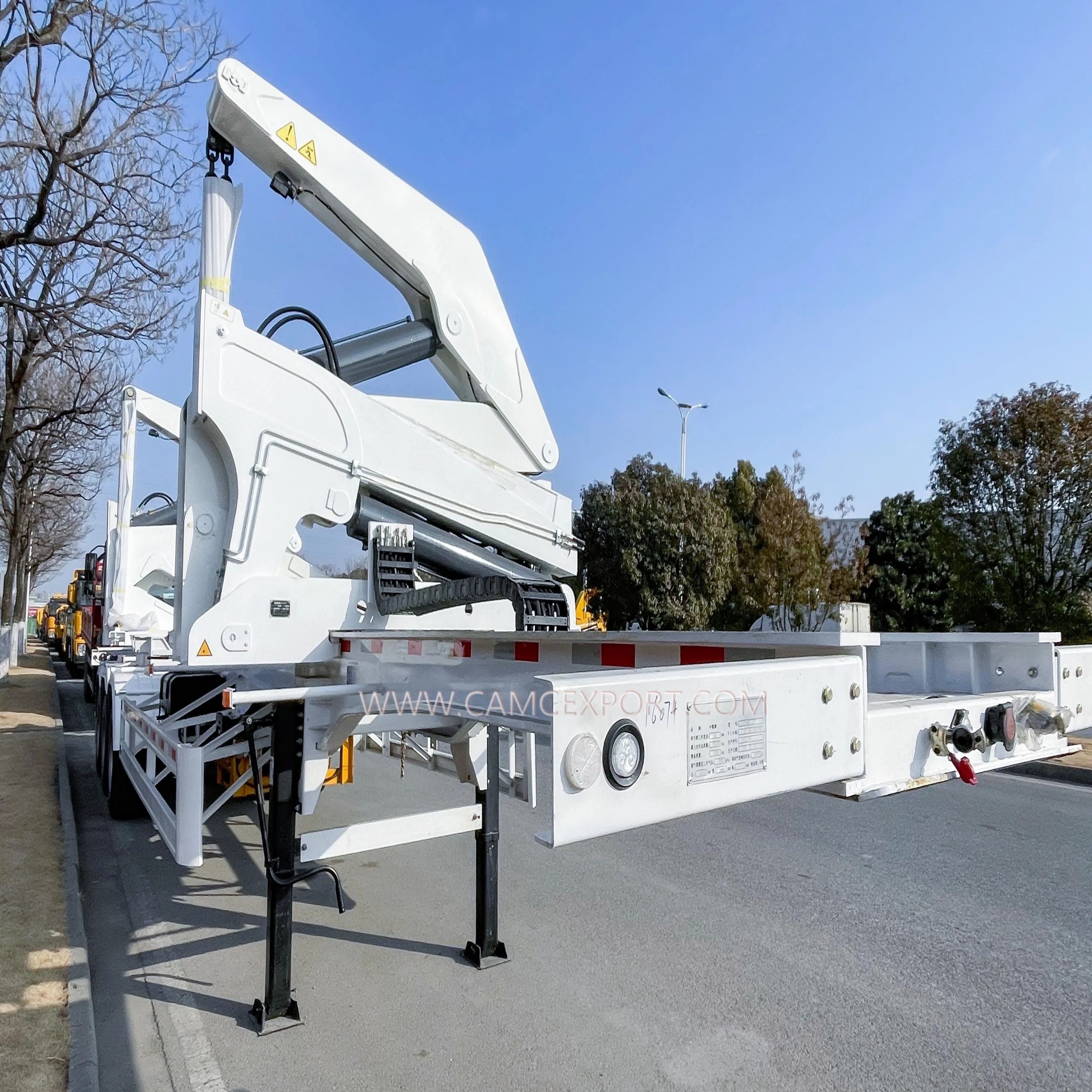 Good price 37t container transport side lifter well-made heavy truck trailer self loader