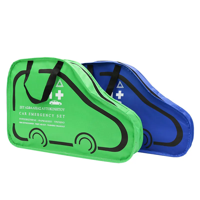 CE Approved Roadside Car Emergency Tools Kit Red Car First Aid Truck Emergency Tool Kit First Aid Kit