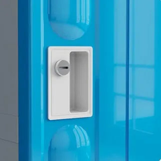 Popular Fitness ABS Plastic Storage Lockers School Bags Gym Customize 9 Doors ABS Locker Cabinet with Digital Lock