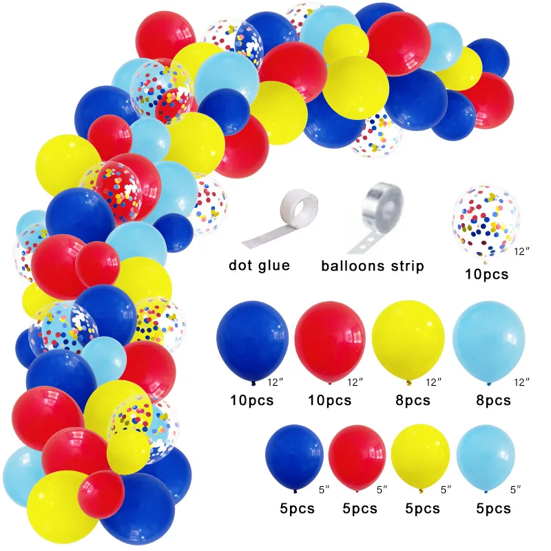 Birthday Party Balloon Arch Baby Shower Balloon Garland Anniversary Party Confetti Ballon Set For Wedding Decoration