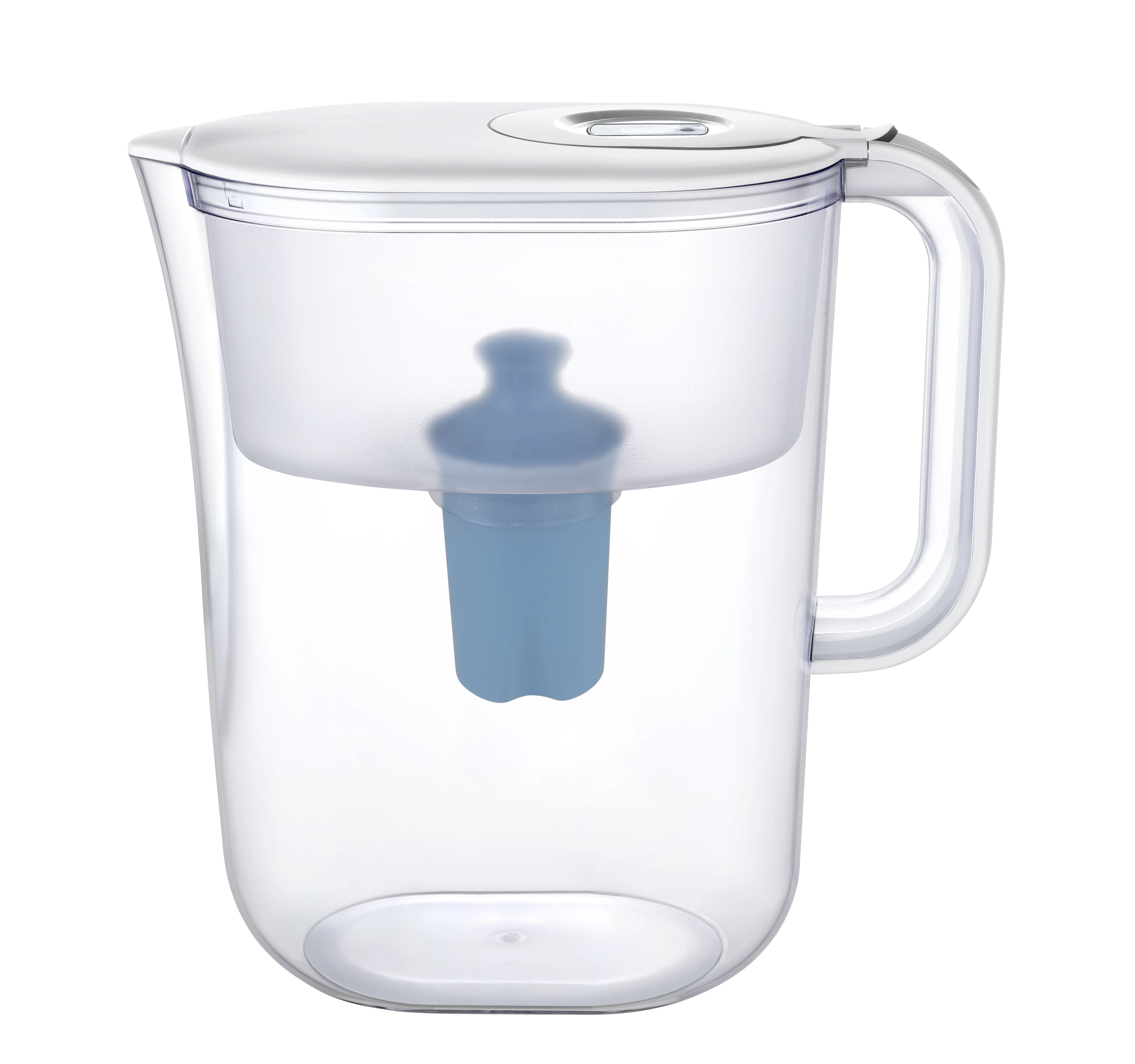 Portable 10 Cup Capacity Long Filtering Life  Water Pitcher Purifier With Filter  Remove Chlorine Heavy Metal Bacteria