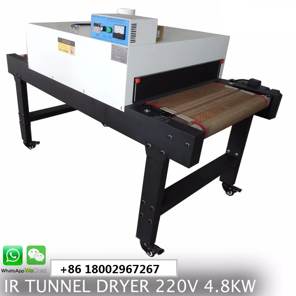 drying machine Heating Area 100*80CM Tunnel Dryer OVen machine