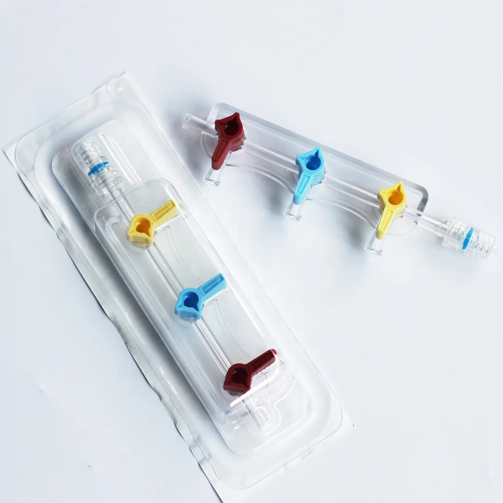 High Quality Medical 3-Port Multi-Channel Infusion Manifold