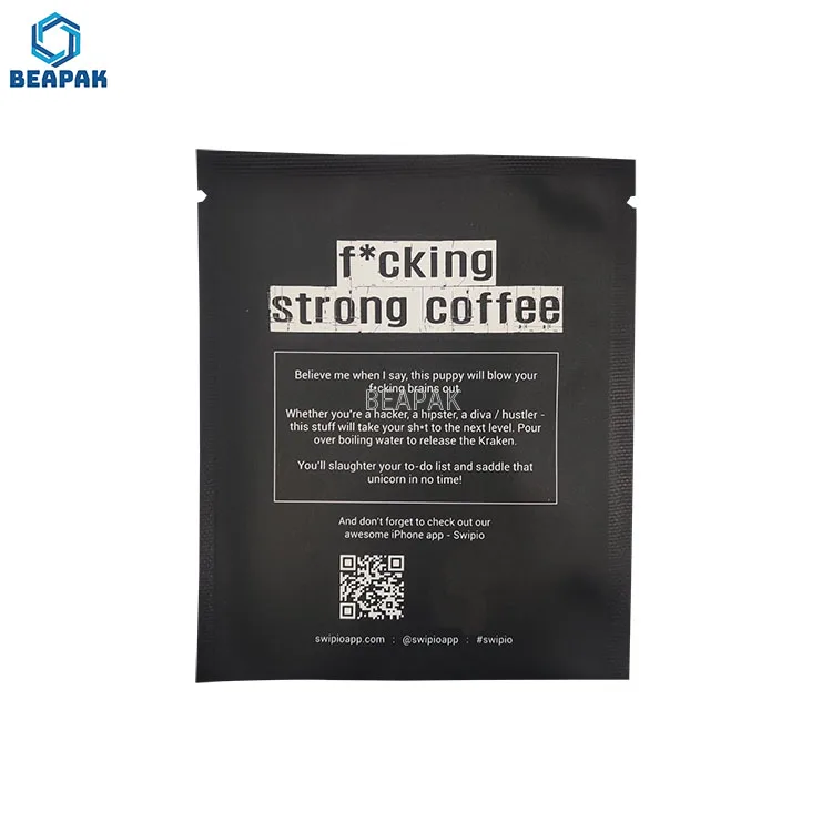 Custom heat sealed coffee bag / Resealale side gusset bags for coffee or tea