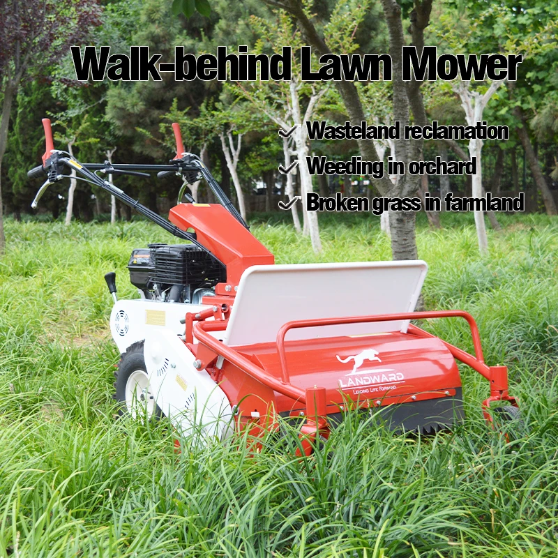 LANDWARD Factory Price Smart Walk-Behind Lawn Mower Crawler Remote Lawn Mower With CE EPA Certificate