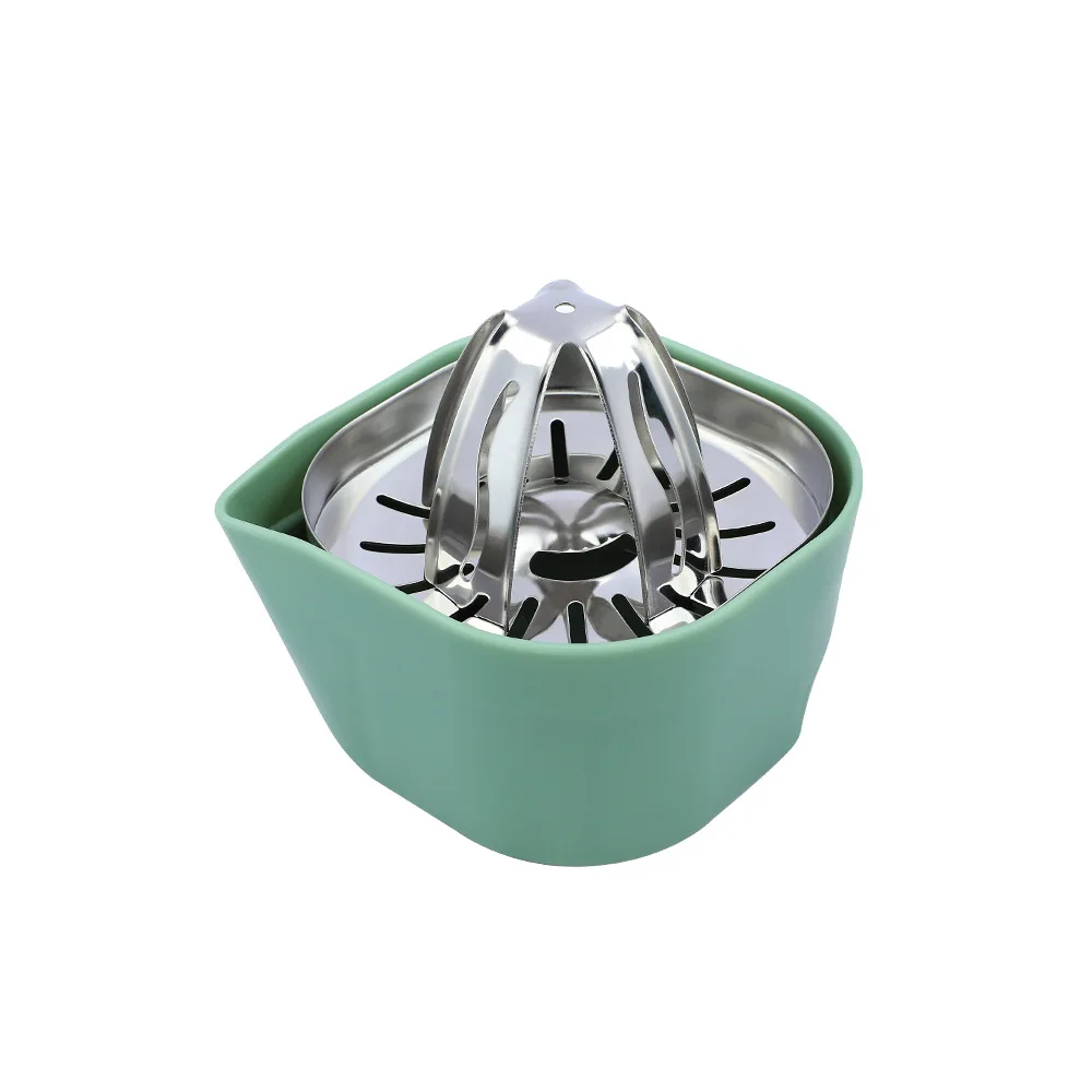 Kitchen Accessories 304 Stainless Steel Yolk Separator Manul Hand Press Fruit Juicer