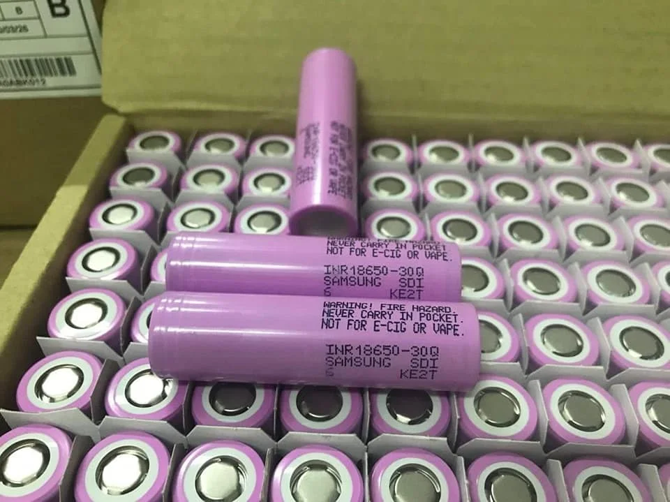 18650 30Q rechargeable lithium ion battery 3000mah 20A for electric vehicles 18650 battery cells