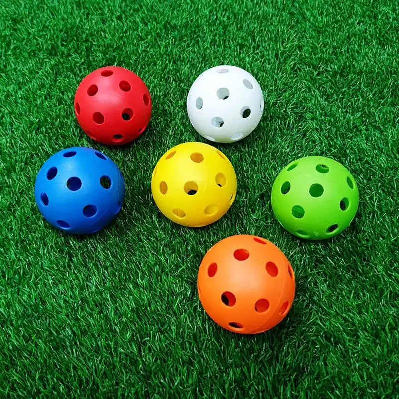 72mm custom pickleball ball Hight Elasticity Hard Plastic Training Practice 26 Holes Indoor Pickleball Balls