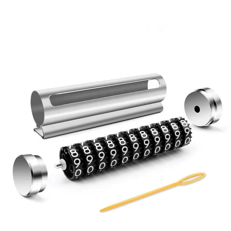 Jiesen Wholesale Aluminum Alloy  Moving Car Temporary Parking Metal Mobile Phone Number Card Plate