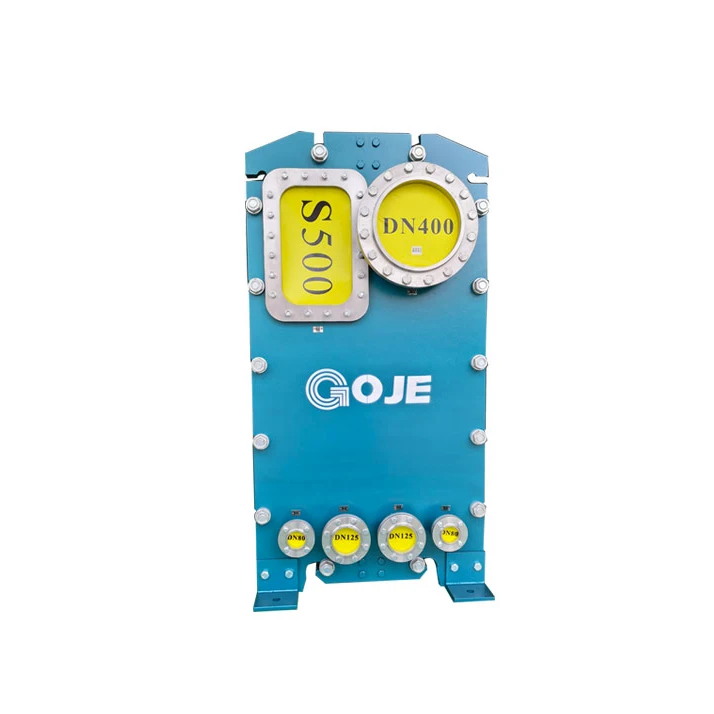 GOJE Rising Film Evaporator S500 Plate Style Heat Exchanger Titanium Carbon Steel Frame