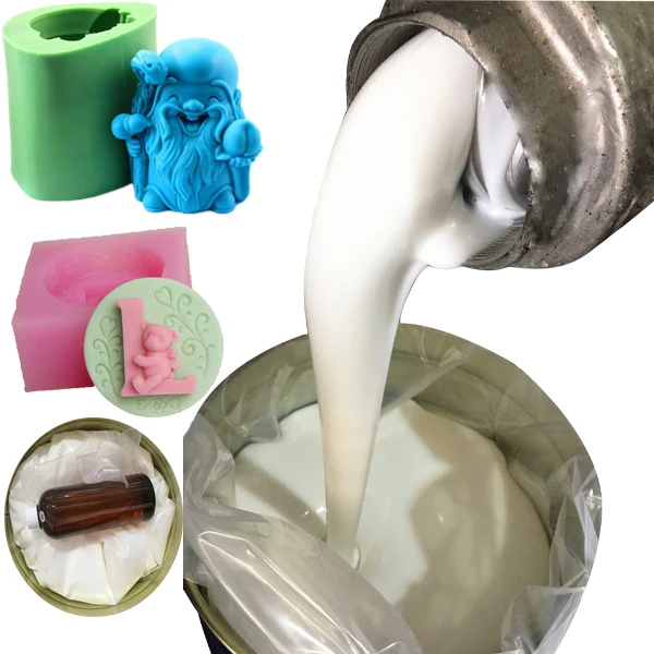 Молочный белый оловянный отвердитель rtv2, жидкий силиконовый каучук для изготовления свечей