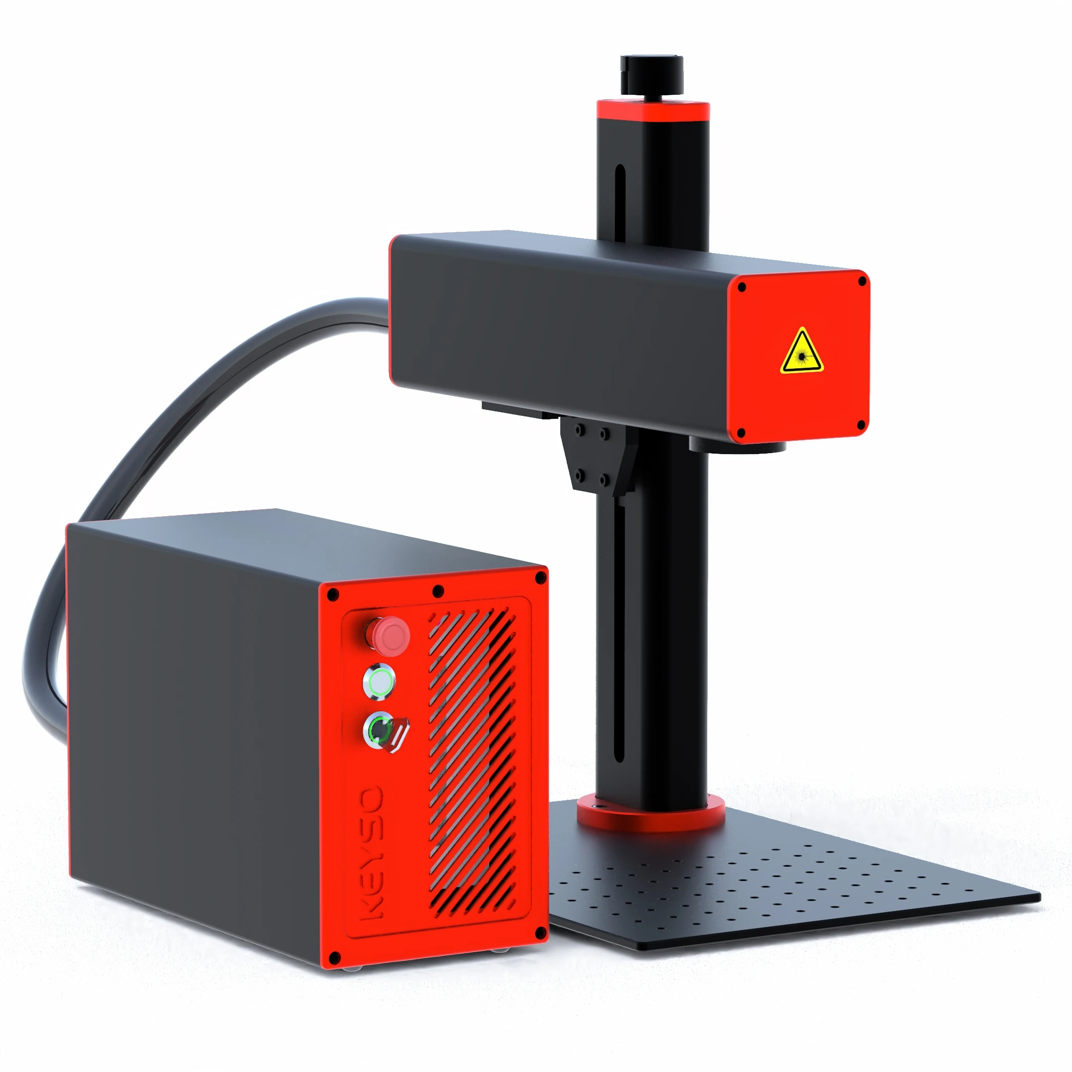 KS60 MOPA  60W MOPA fiber laser marking machine color marking on stainless steel Jpt laser source lightburn supported