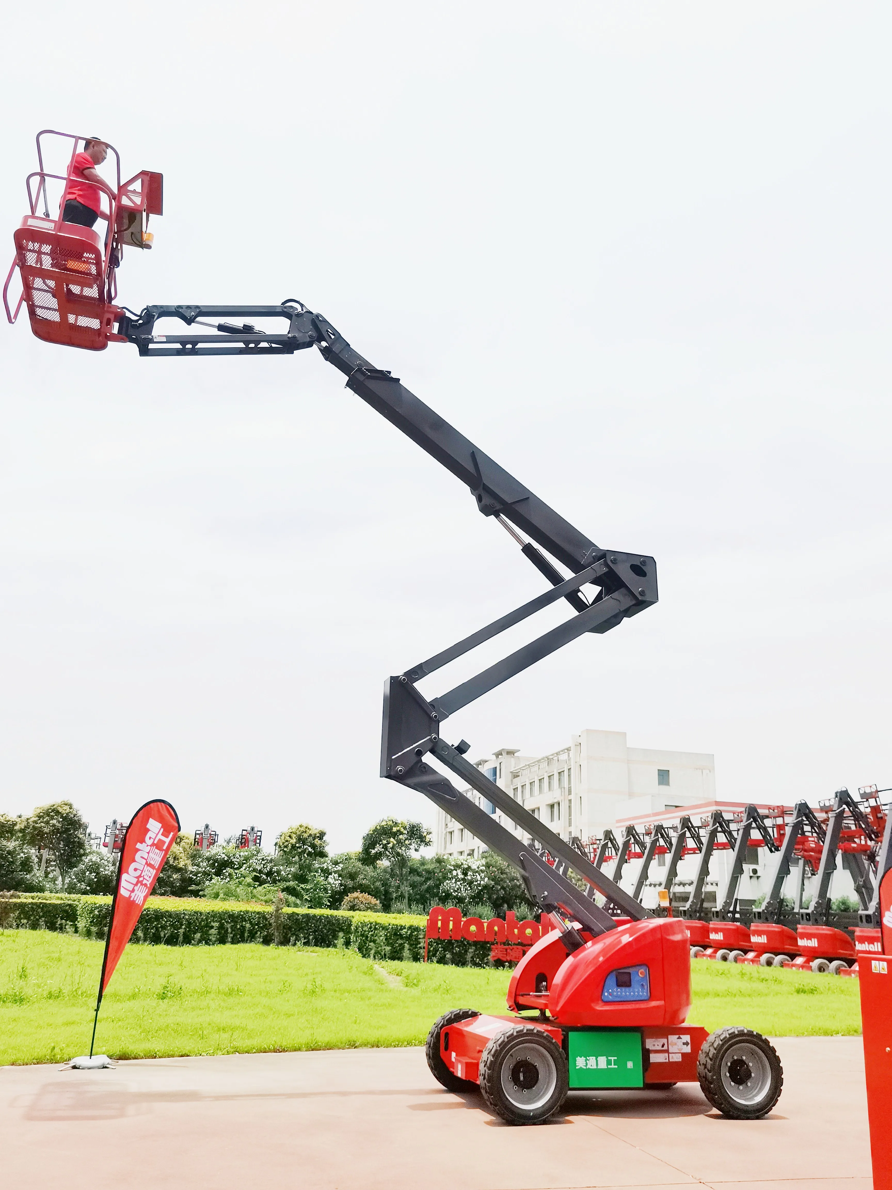 Mantall HZ200JRT Newest Hot Sale Articulated Boom Lifts Durable Hydraulic Articulated Aerial Boom Lift Construction Machinery