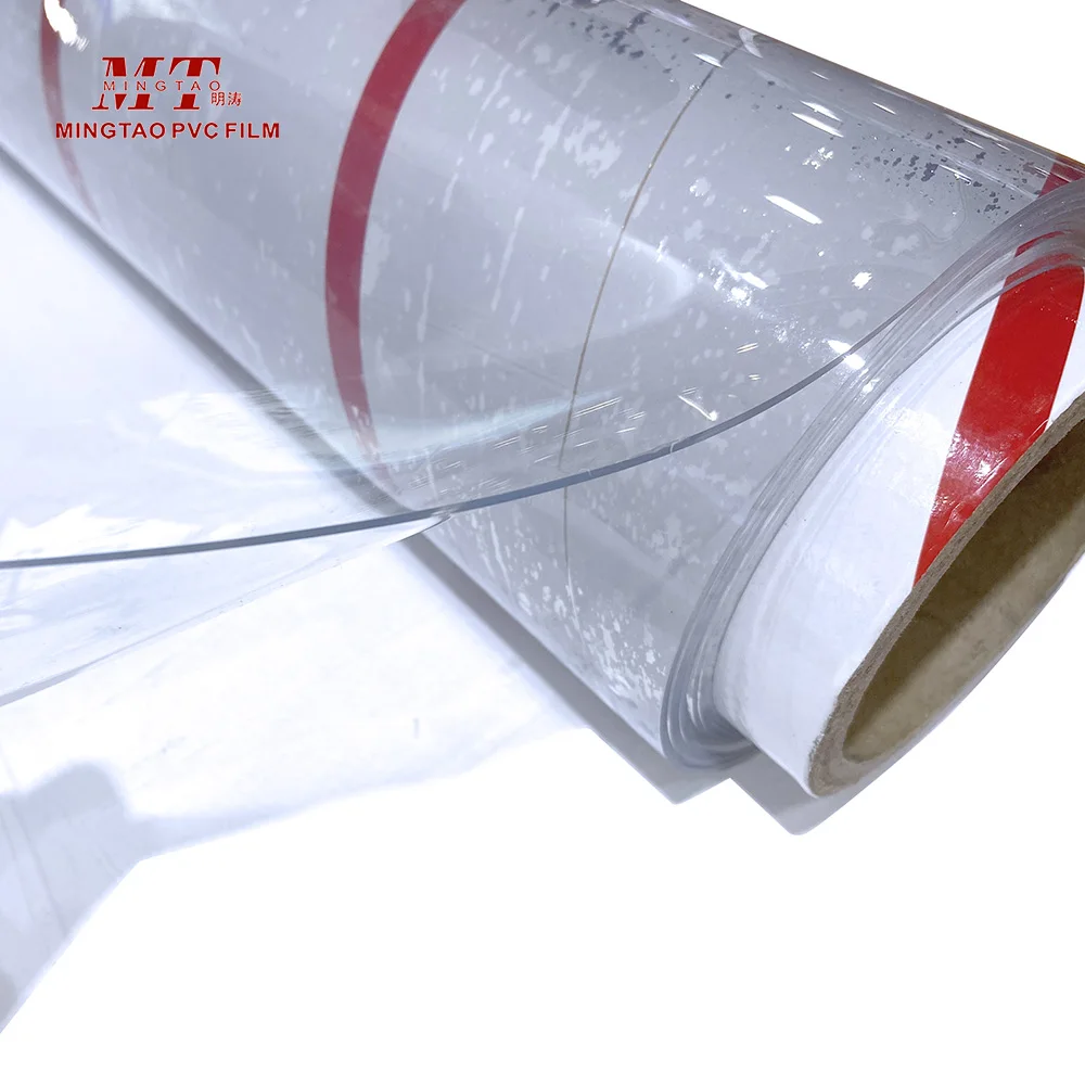 PVC plastic sheet supplier clear PVC film roll soft high transparency