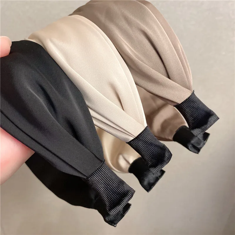 Latest Korea design Fashion crystal headband women bow knot hair accessories