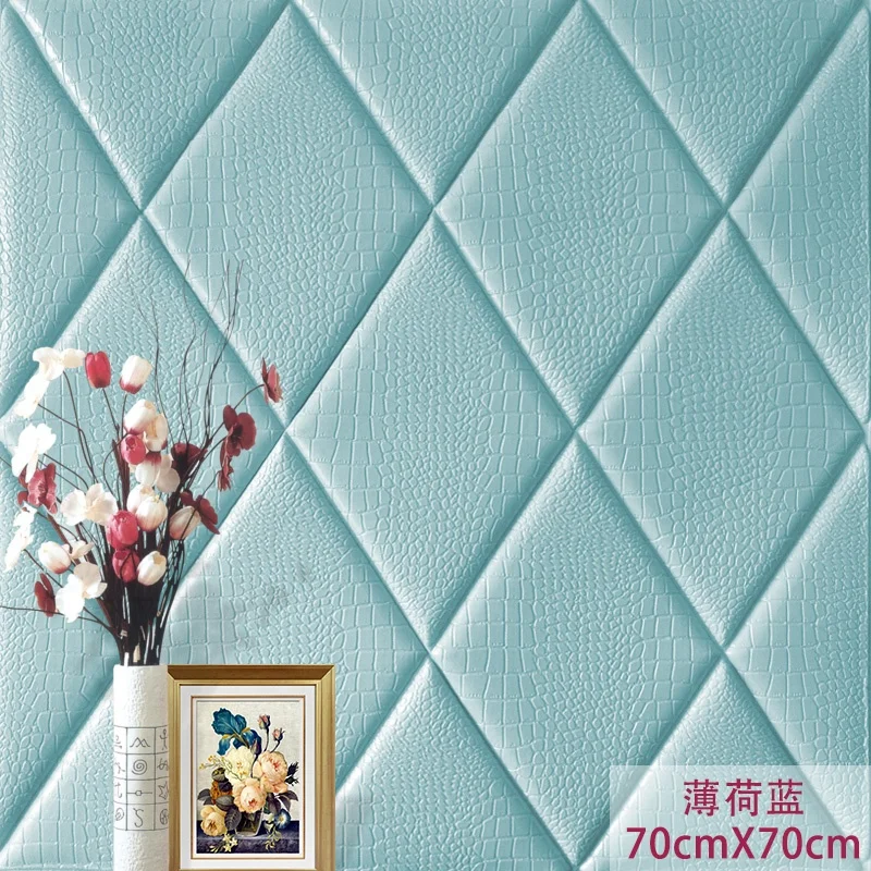 3D XPE foam wallpaper fancy wall paper Keep warm wall brick soft foam