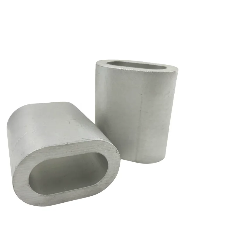 Factory Wholesale high quality Aluminium ferrule oval sleeves for wire rope