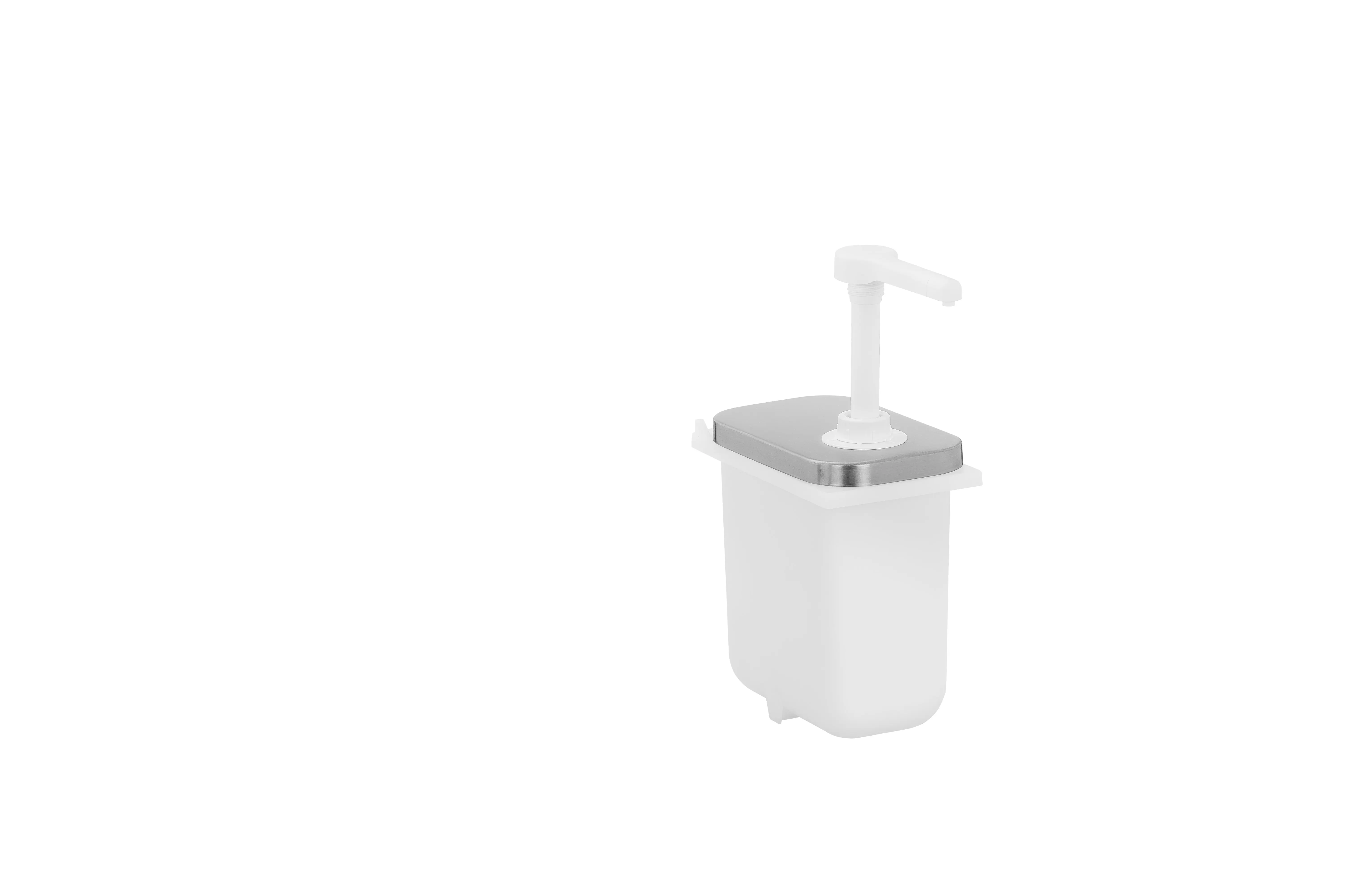 Easy to Use and Clean 2 x 2L Premium Stainless Steel Condiment Dispenser Sauce Vinegar Ketchup Mustard Mayonnaise Dispenser