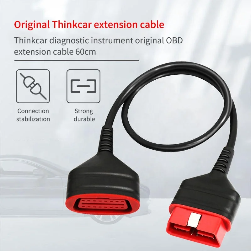 Original Thinkcar 60cm OBD Extension Cable for Diagnostic Instrument Transmission Jacks Original Thinkcar Product