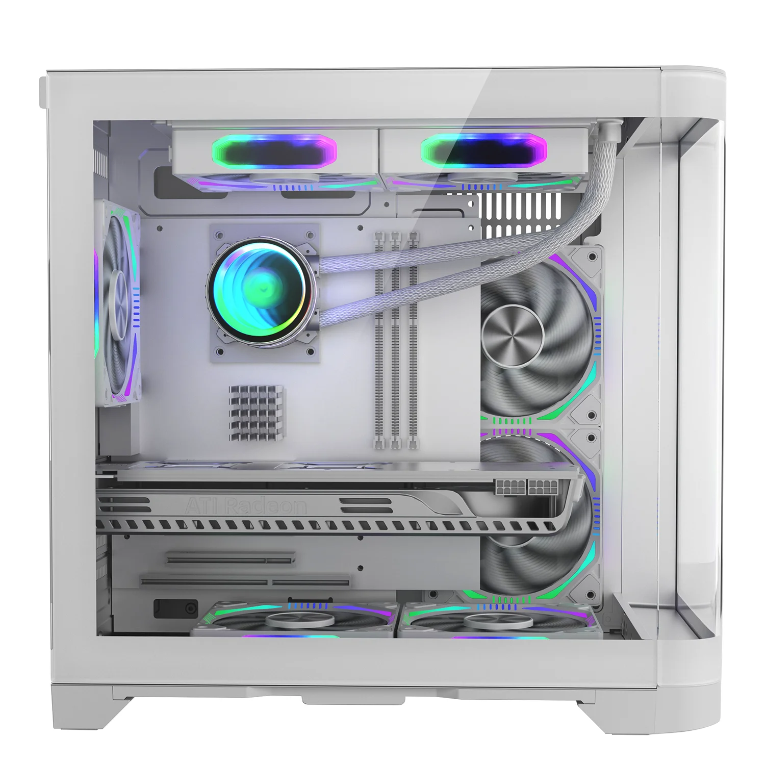 Factory Custom White PC Case Chassis M-ATX Gaming CPU Cabinet USB3.0 Gaming Computer Cases & Towers