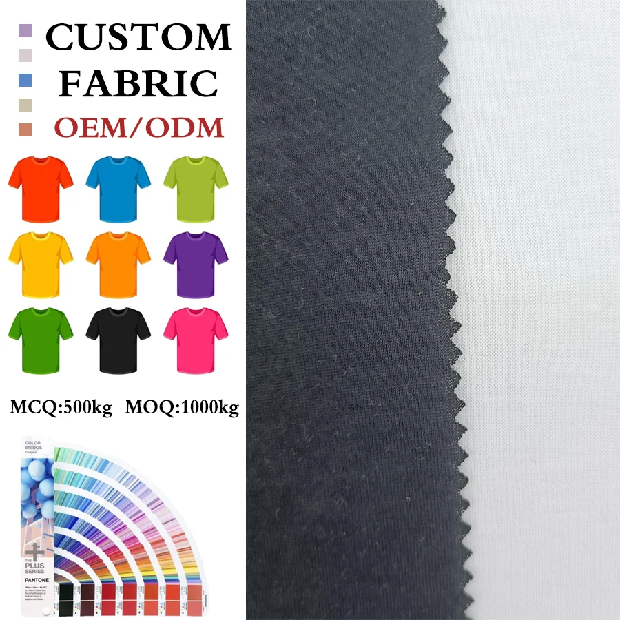 shaoxing manufacture 105gsm 100 polyester single jersey lining fabric polyester jersey fabric 100 polyester