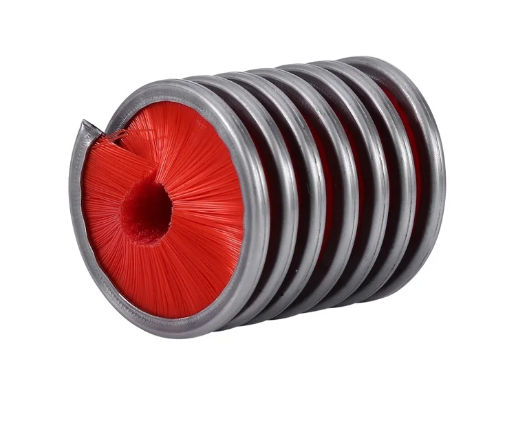 Flexible Coil Nylon Rope Rotary Cylindrical Inside Spiral Cleaning Brush