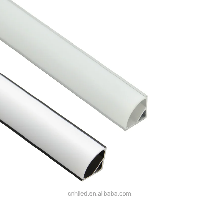 LED Corner Aluminum Profile for LED Strip Light with PC and PMMA Diffuser Industrial Aluminum Extrusion Profile