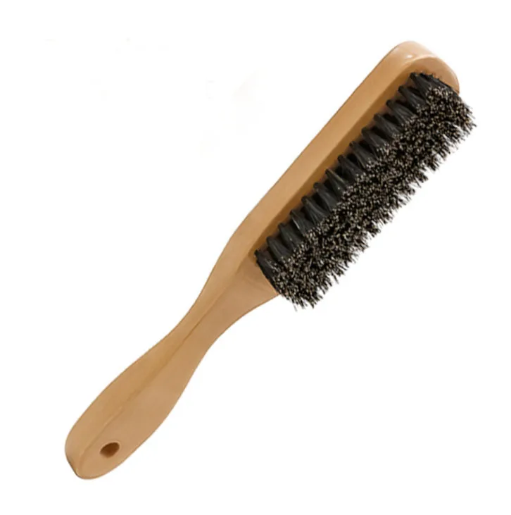 
Wood brush factory eco friendly pure boar bristles wooden beard brush 