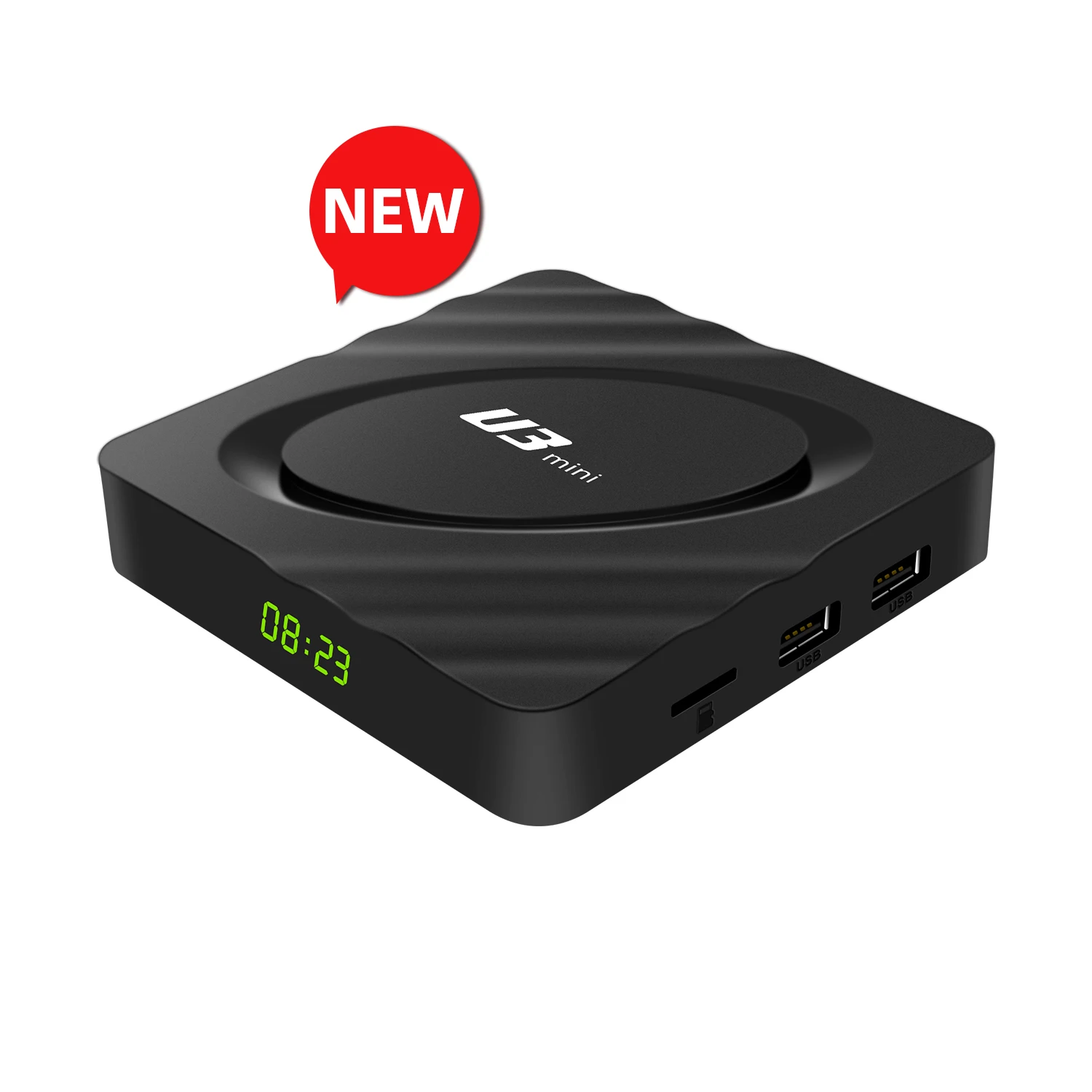 Intelligent TV box Manufacturer U3 mini 2gb 16gb Amlogic S905W quad core android tv box