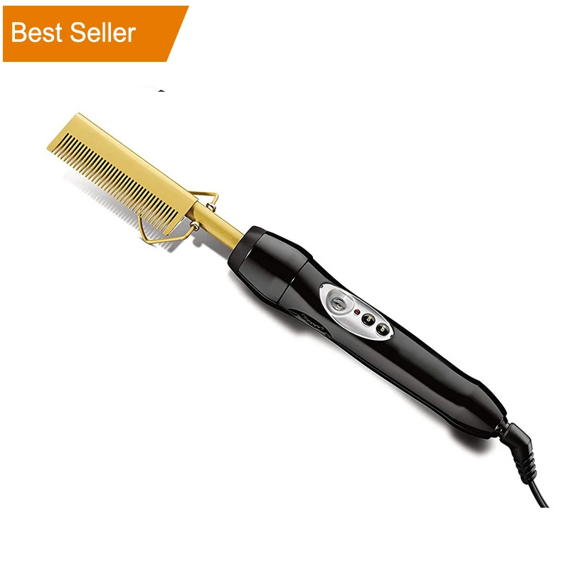 
Amazon Beauty & Personal Care Hair High Heat Straightener Pressing Electric Hot Comb 