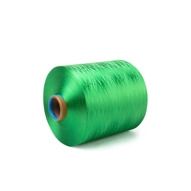 Welong 150 300 Denier 100% DTY 150/48F Polyester Filament Yarn For Sewing Thread
