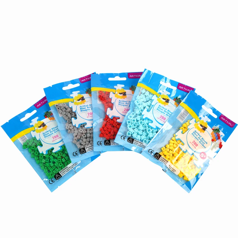 Manufacture wholesale custom children large toy plastic cube building blocks for kids educational toys